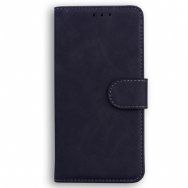 Folio Deksel Til Xiaomi Redmi Note 12 4G Plain I Kunstskinn