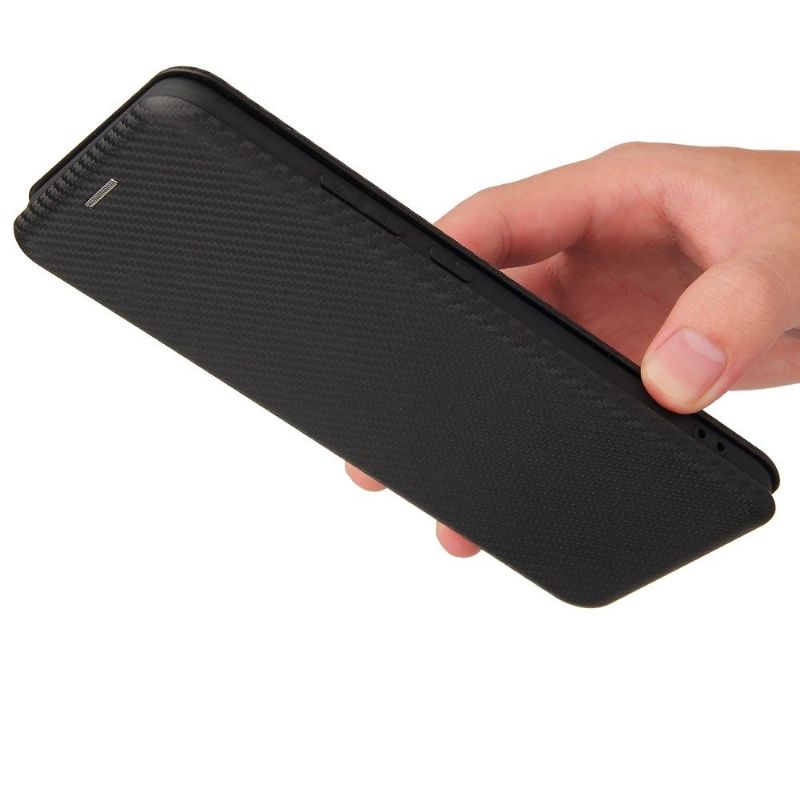 Lærdeksel Til Realme C11 2021 Originalitet Carbon Fiber Leathette