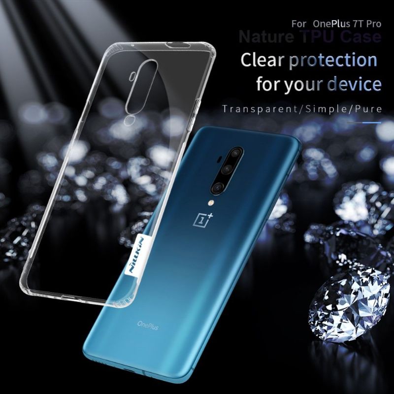 Deksel Til OnePlus 7T Pro Clear Natural Gel