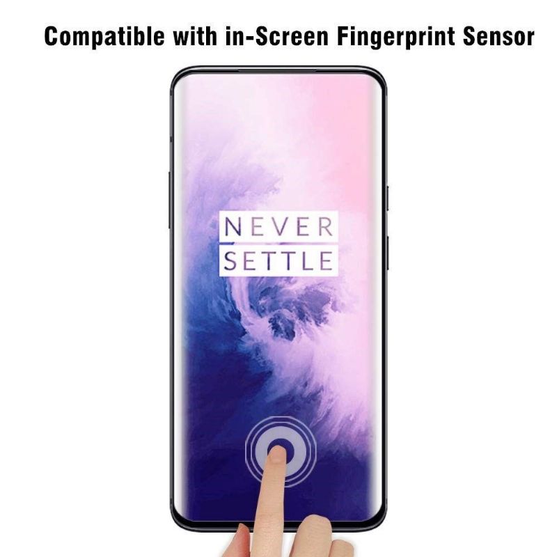 Oneplus 7T Pro / 7 Pro - Herdet Glass I Full Størrelse 2-Pakning