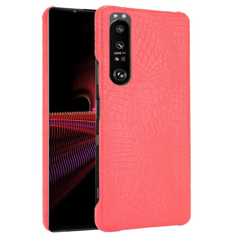 Deksel Til Sony Xperia 1 III Croc-hudeffekt