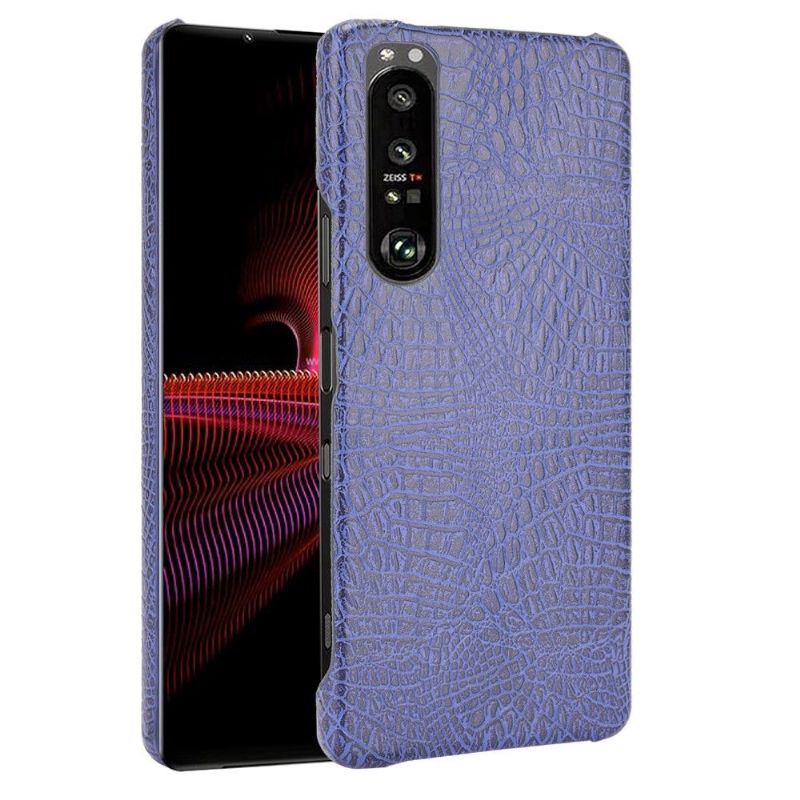 Deksel Til Sony Xperia 1 III Croc-hudeffekt