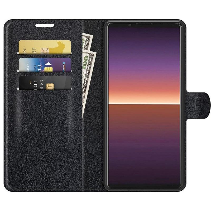 Lærdeksel Til Sony Xperia 1 III Lommebok Lærdeksel Skinnstil