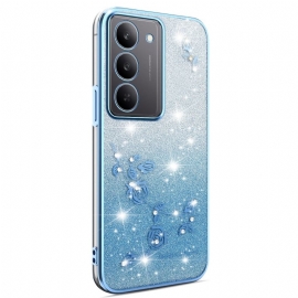 Deksel Realme 14x 5g Kadem Blomster Og Strass