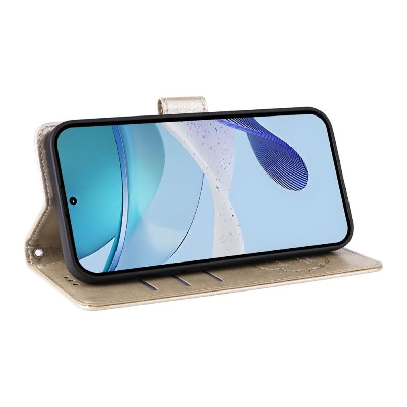 Folio Deksel Til Realme 14x 5g Sommerfugler Og Blomster