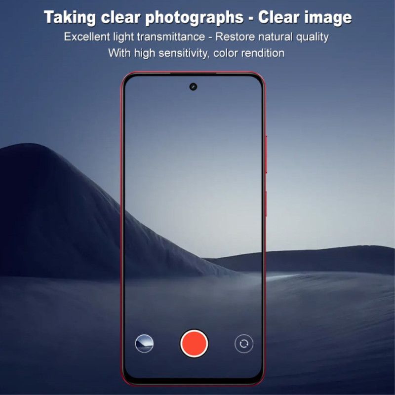 Linsebeskytter I Herdet Glass For Realme 14x 5g (svart Versjon) Imak