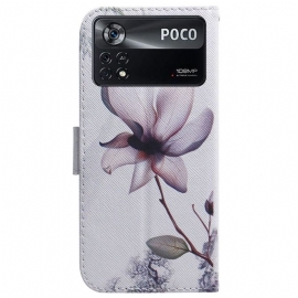 Case Til Poco X4 Pro 5G Villblomst