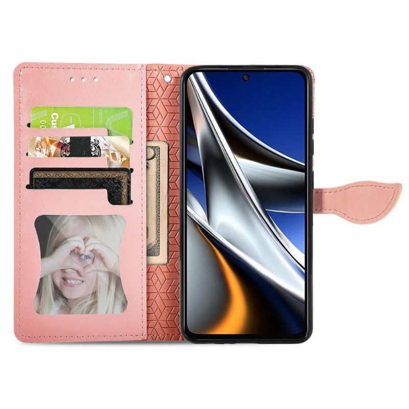 Folio Deksel Til Poco X4 Pro 5G Mandalablad