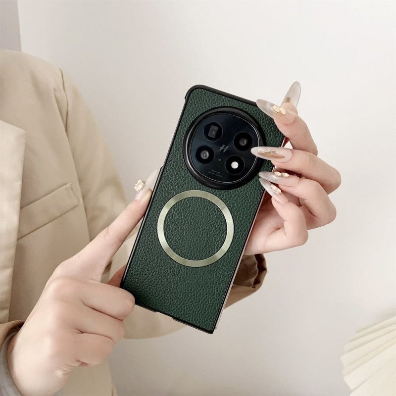 Deksel Oppo Find N5 Magsafe-kompatibelt Kunstskinn