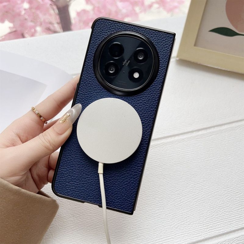 Deksel Oppo Find N5 Magsafe-kompatibelt Kunstskinn