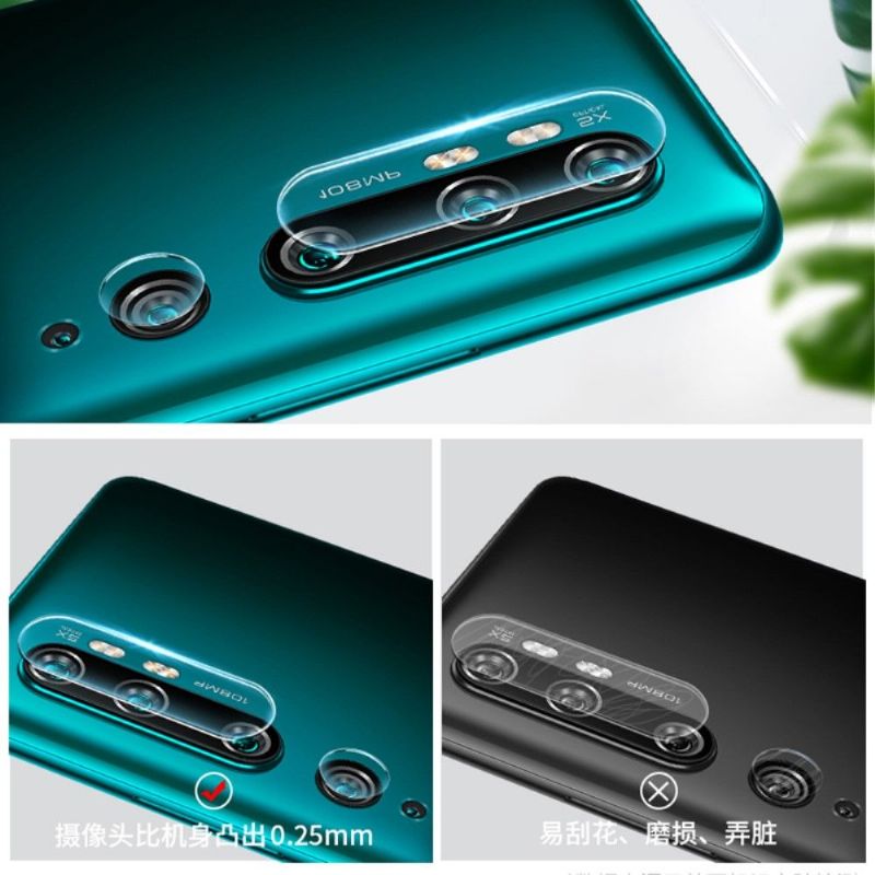 Xiaomi Mi Note 10 / Note 10 Pro - 2 Herdet Glassfilmer For Bakre Kameralinse