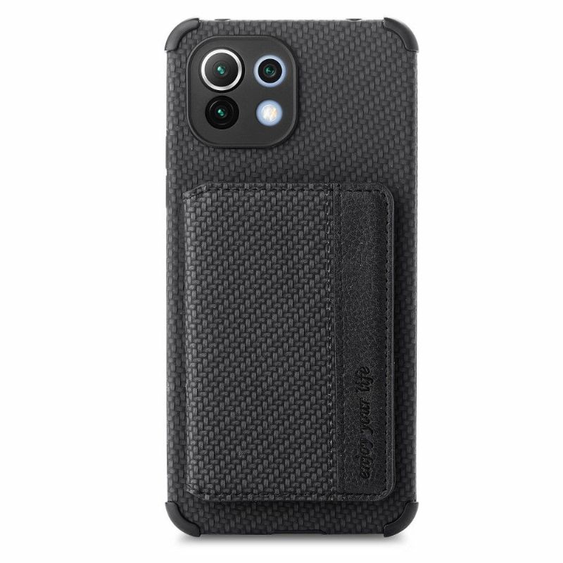 Deksel Til Xiaomi Mi 11 Karbonfiberkortholder