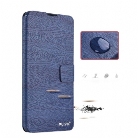 Folio Deksel Til Xiaomi Mi 11 Alivo Bark-effekt I Kunstskinn