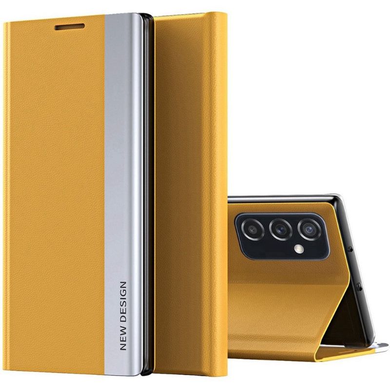 Etui Til Samsung Galaxy M23 5G Business Skinneffektmagnet