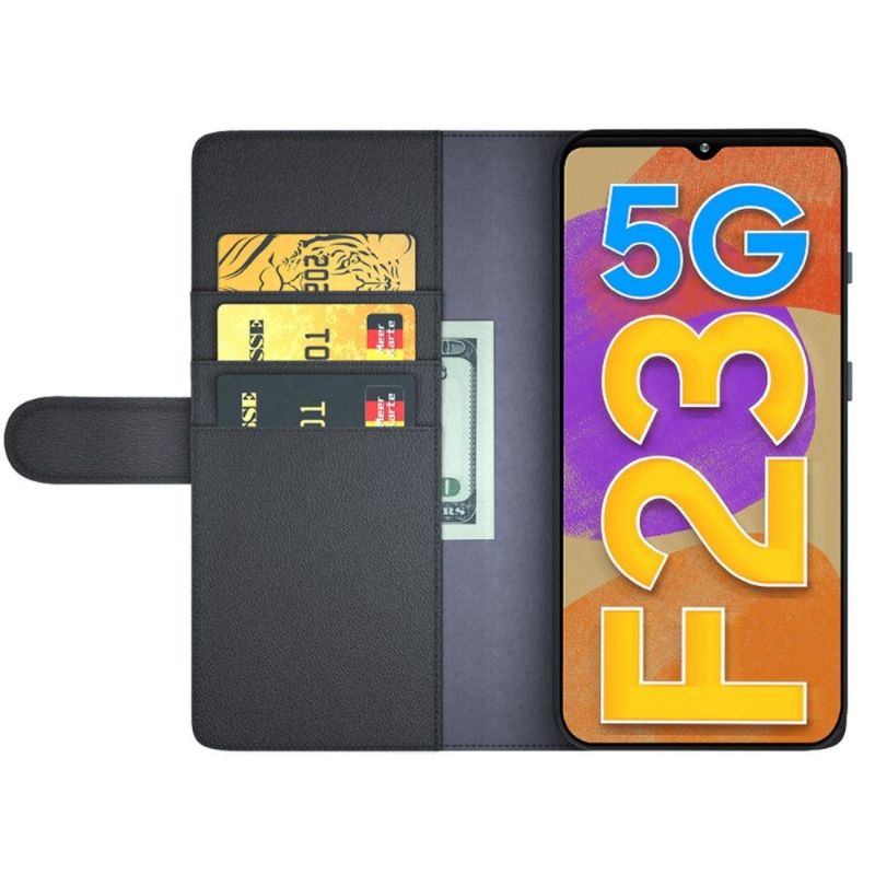 Folio Deksel Til Samsung Galaxy M23 5G Anti-fall Premium Skinn