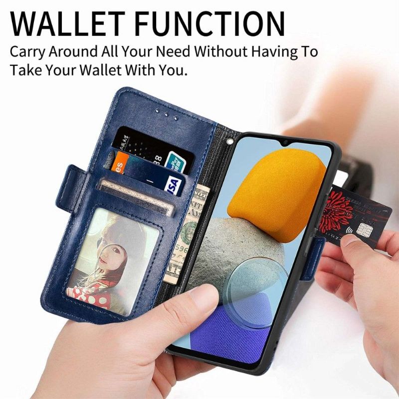Folio Deksel Til Samsung Galaxy M23 5G Kunstskinn Med Hull