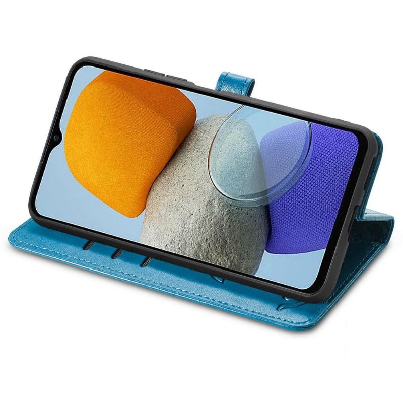 Folio Deksel Til Samsung Galaxy M23 5G Pregede Dyrs Skinneffekt