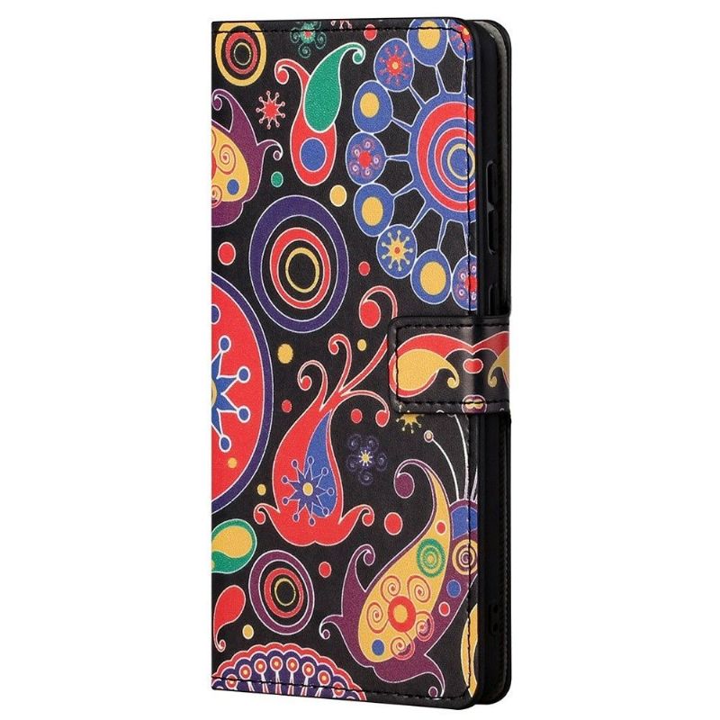 Lærdeksel Til Samsung Galaxy M23 5G Paisleyblomst