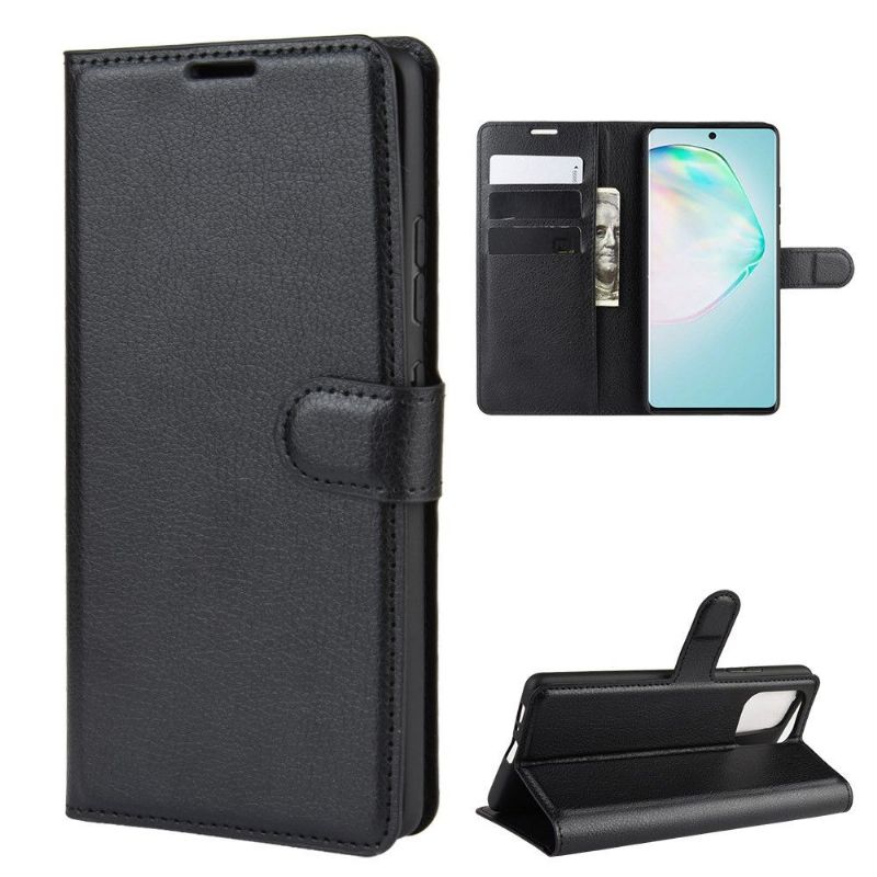Folio Deksel Til Samsung Galaxy S10 Lite Lommebok Skinneffekt
