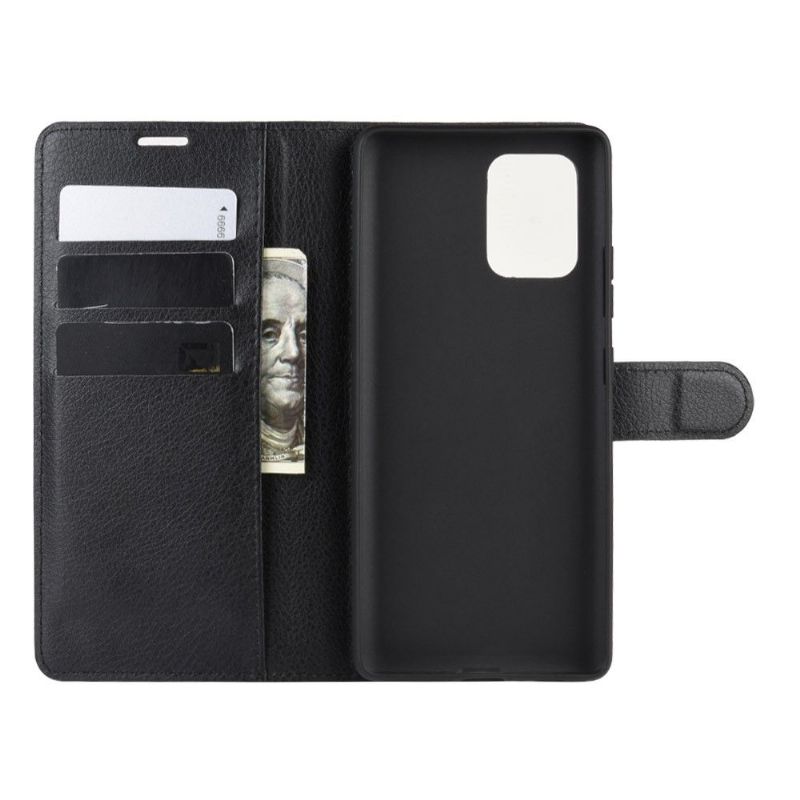 Folio Deksel Til Samsung Galaxy S10 Lite Lommebok Skinneffekt