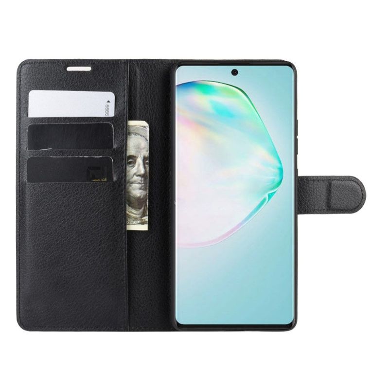 Folio Deksel Til Samsung Galaxy S10 Lite Lommebok Skinneffekt