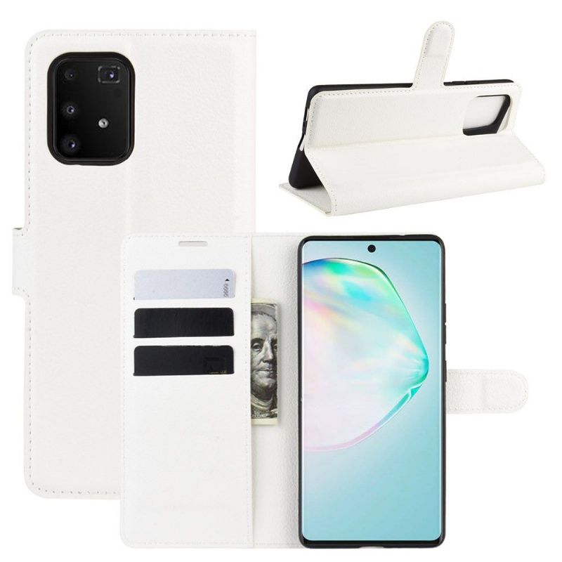 Folio Deksel Til Samsung Galaxy S10 Lite Lommebok Skinneffekt