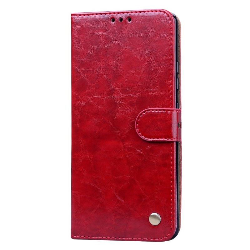 Lærdeksel Til Samsung Galaxy S10 Lite Originalitet Deluxe Vintage Skinneffekt