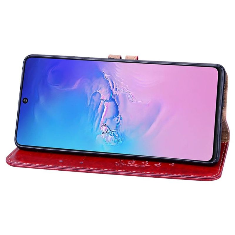Lærdeksel Til Samsung Galaxy S10 Lite Originalitet Deluxe Vintage Skinneffekt