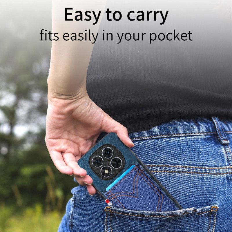 Deksel Xiaomi Redmi Note 14 Pro Plus 5g Denimstoff Beskyttelse Deksel