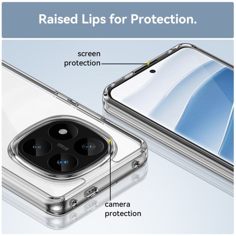 Deksel Xiaomi Redmi Note 14 Pro Plus 5g Gjennomsiktig Med Skjermbeskytter I Herdet Glass