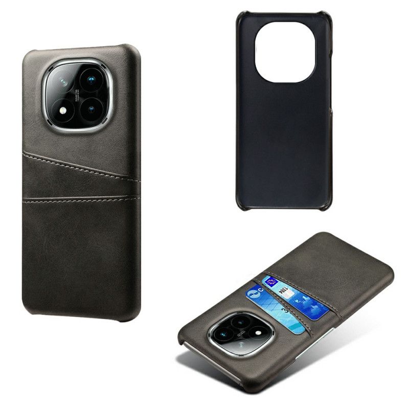 Deksel Xiaomi Redmi Note 14 Pro Plus 5g Kortholder I Læreffekt