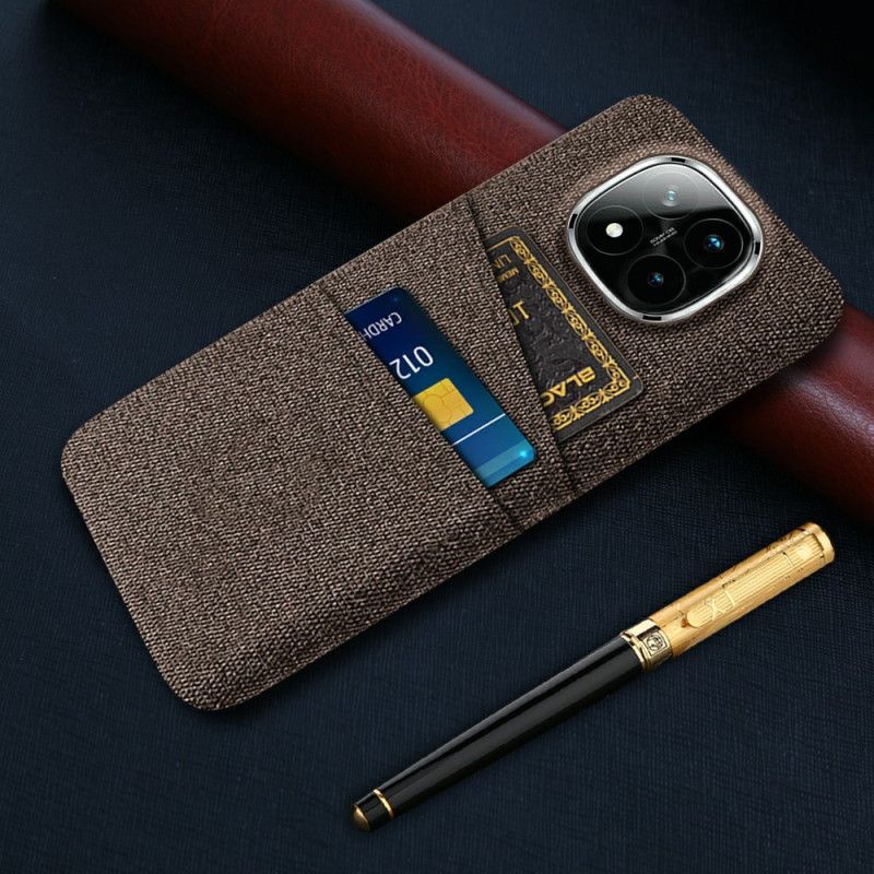 Deksel Xiaomi Redmi Note 14 Pro Plus 5g Kortholder I Stoff