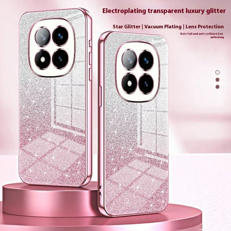 Deksel Xiaomi Redmi Note 14 Pro Plus 5g Mobildeksel Gradient Glitter