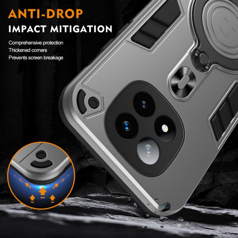 Deksel Xiaomi Redmi Note 14 Pro Plus 5g Mobildeksel Roterende Stativ