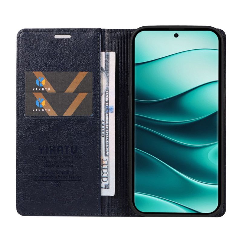 Folio Deksel Lær Xiaomi Redmi Note 14 Pro Plus 5g Mobildeksel Vintage Ykatu