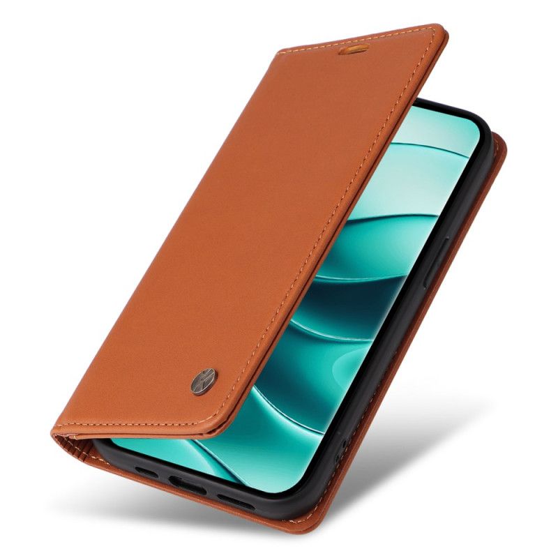 Folio Deksel Lær Xiaomi Redmi Note 14 Pro Plus 5g Mobildeksel Yikatu Imitert Skinn