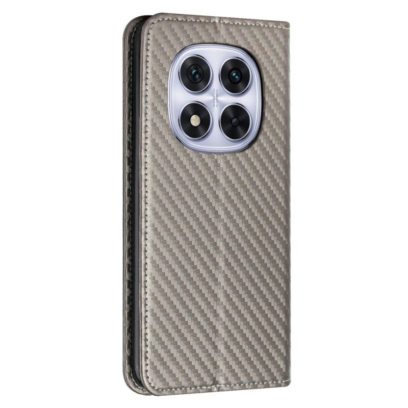 Folio Deksel Til Xiaomi Redmi Note 14 Pro Plus 5g Strap-on I Karbonfiber