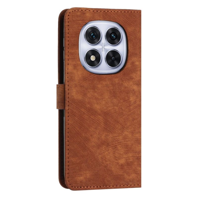 Folio Deksel Xiaomi Redmi Note 14 Pro Plus 5g Designlinjer Beskyttelse Deksel