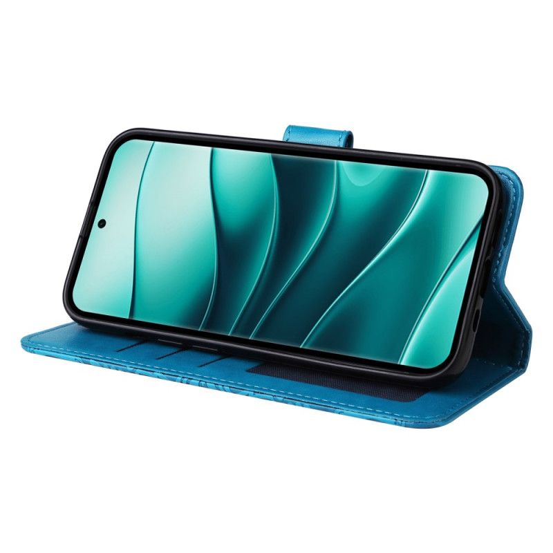 Folio Deksel Xiaomi Redmi Note 14 Pro Plus 5g Flamboyant Mandala Beskyttelse Deksel