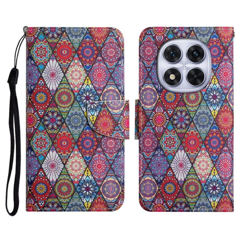 Folio Deksel Xiaomi Redmi Note 14 Pro Plus 5g Kaleidoskop Beskyttelse Deksel