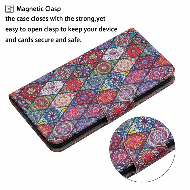 Folio Deksel Xiaomi Redmi Note 14 Pro Plus 5g Kaleidoskop Beskyttelse Deksel