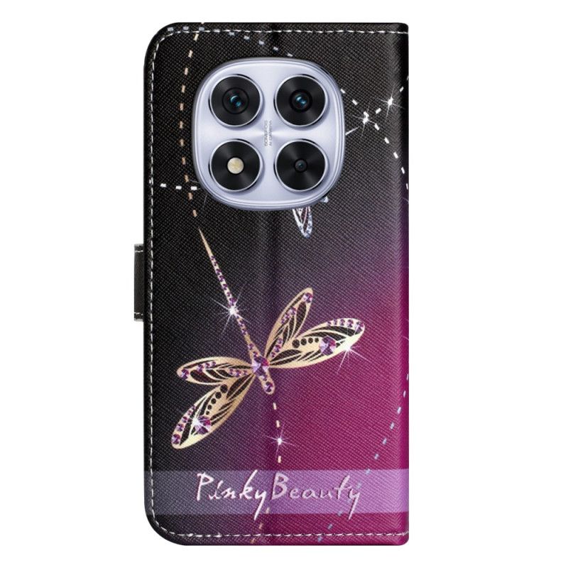 Folio Deksel Xiaomi Redmi Note 14 Pro Plus 5g Øyenstikkere