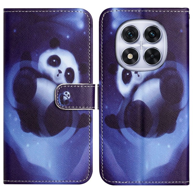 Folio Deksel Xiaomi Redmi Note 14 Pro Plus 5g Pandamønster