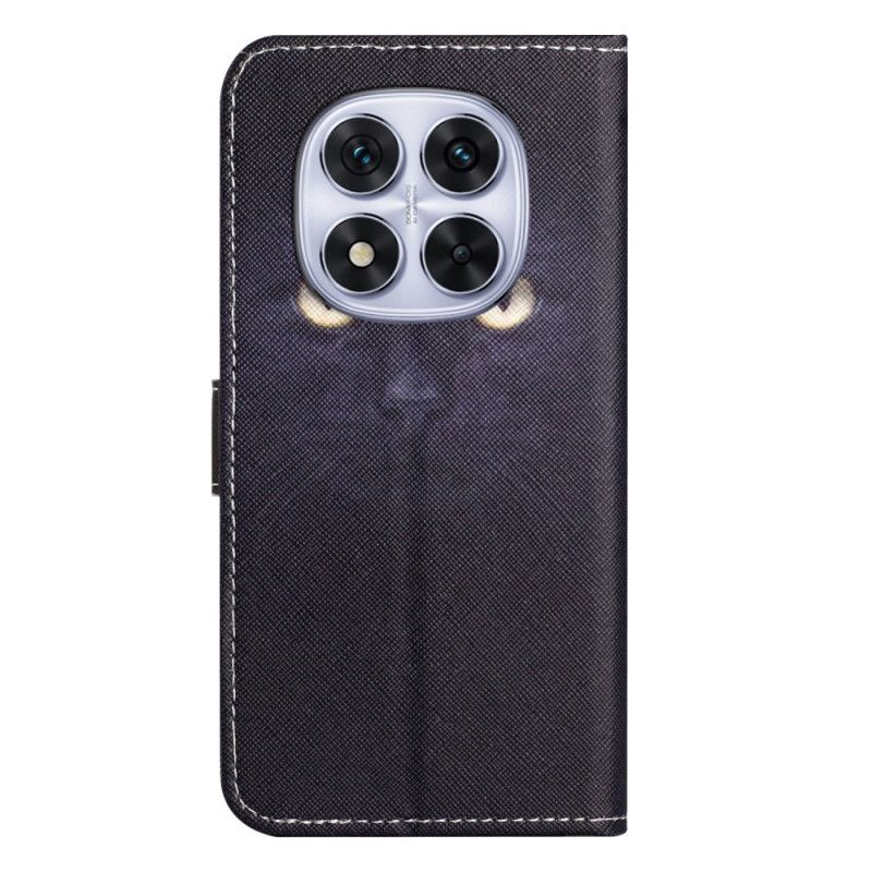 Folio Deksel Xiaomi Redmi Note 14 Pro Plus 5g Svart Katt Beskyttelse Deksel