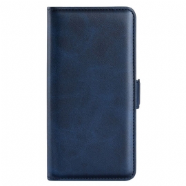 Lærdeksel Folio Deksel Xiaomi Redmi Note 14 Pro Plus 5g Mobildeksel Dobbel Lås