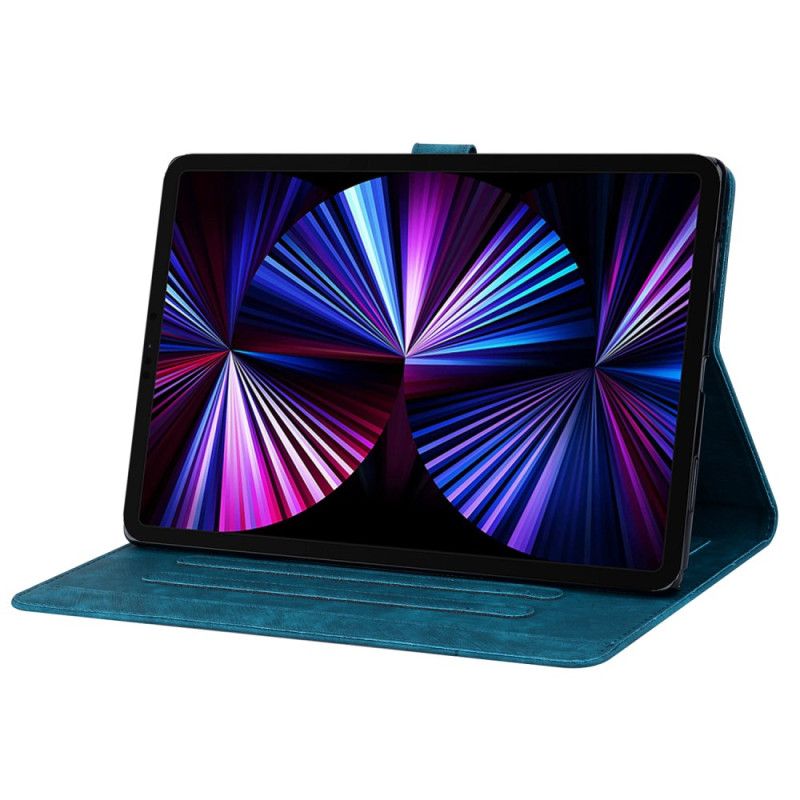 Lærdeksel Folio Deksel Samsung Galaxy Tab S10 Fe Plus Mobildeksel Kattemotiv