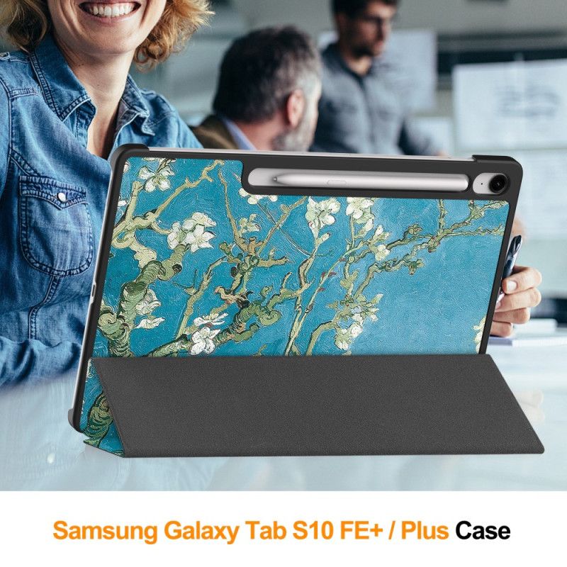 Samsung Galaxy Tab S10 Fe Plus Blomstermotiv