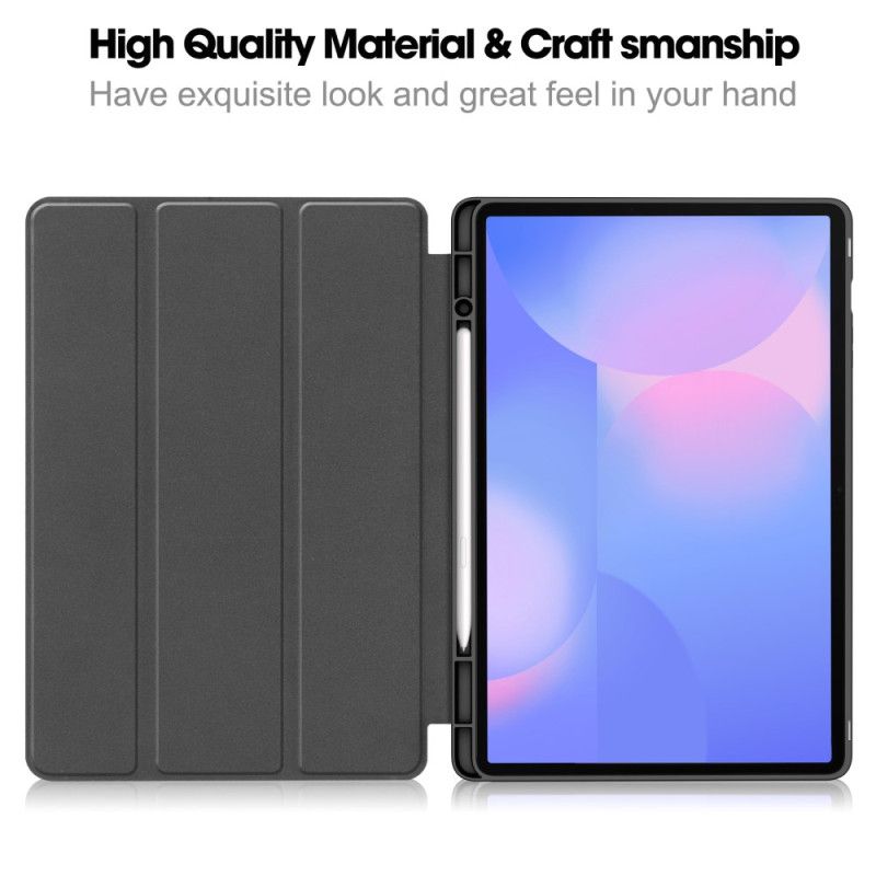 Samsung Galaxy Tab S10 Fe Plus Tre-panels Stylusholder