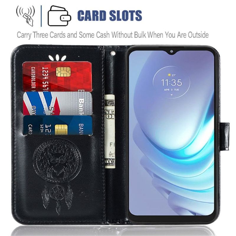 Folio Deksel Til Motorola Moto G50 Drømmefangerugle