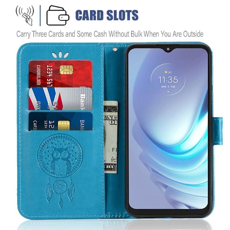Folio Deksel Til Motorola Moto G50 Drømmefangerugle